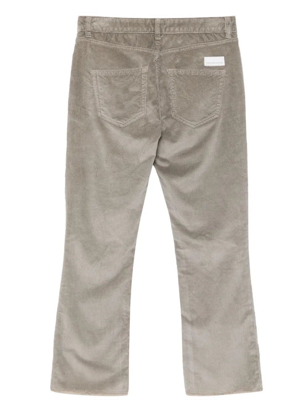 Nine In The Morning Ribfluwelen cropped broek - Grijs