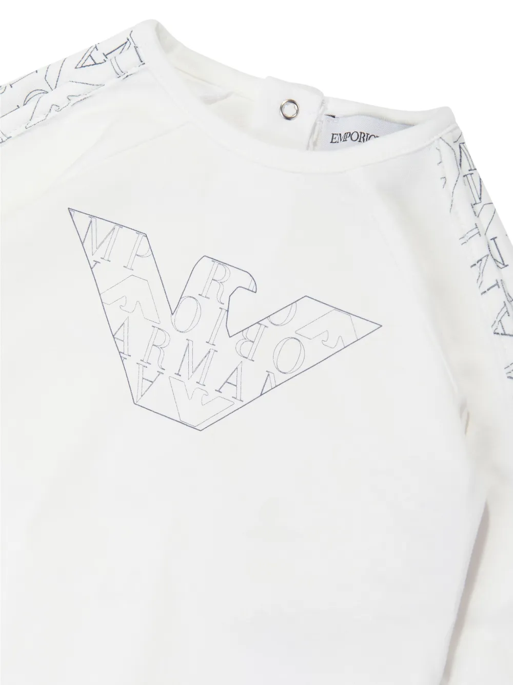 Emporio Armani Kids Pyjama met logoprint Blauw