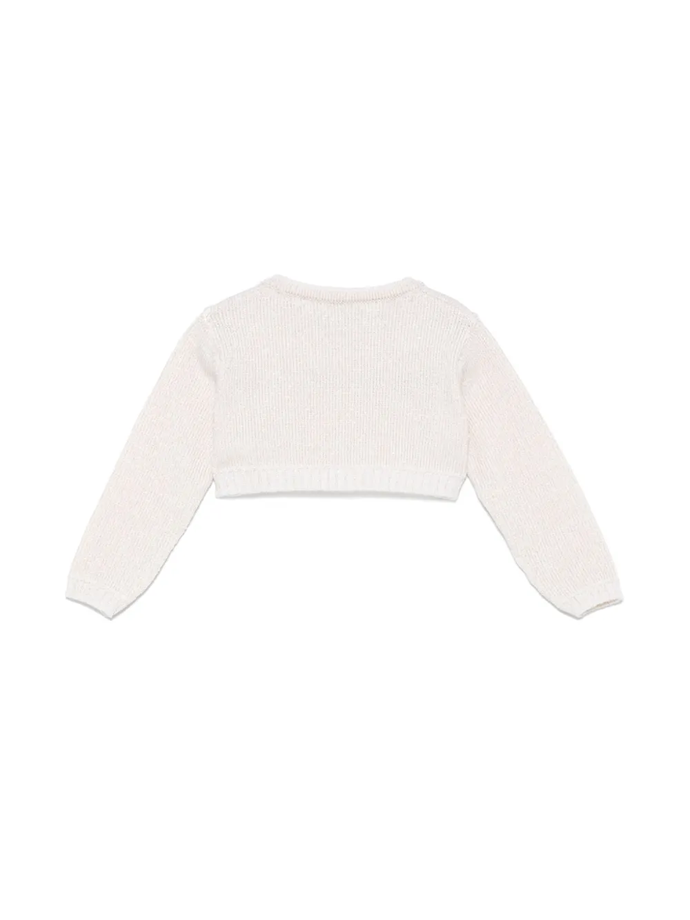 Colorichiari Lurex vest - Beige