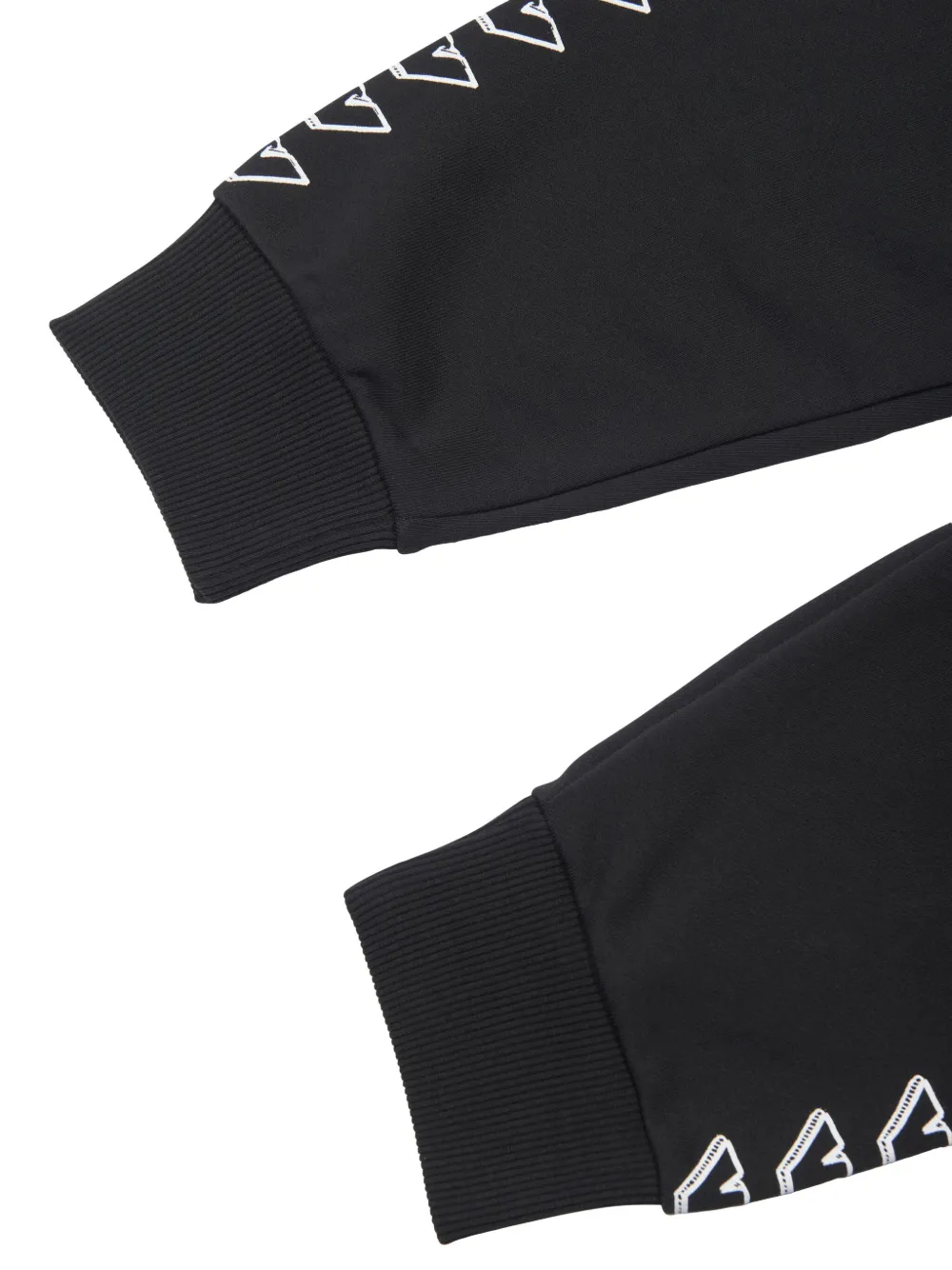 Emporio Armani Kids Elastische broek Zwart