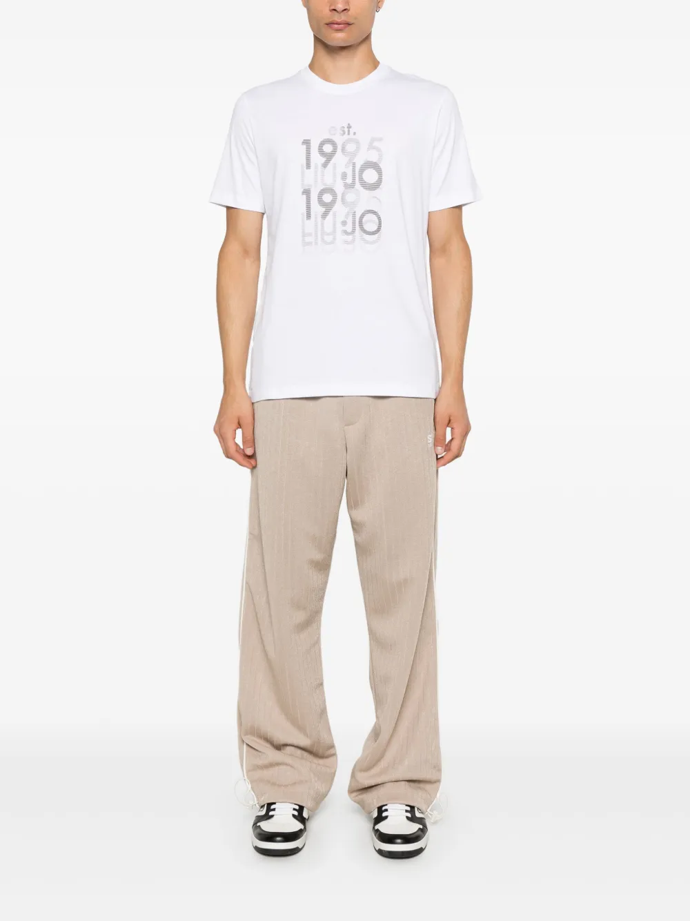 LIU JO T-shirt met logoprint - Wit