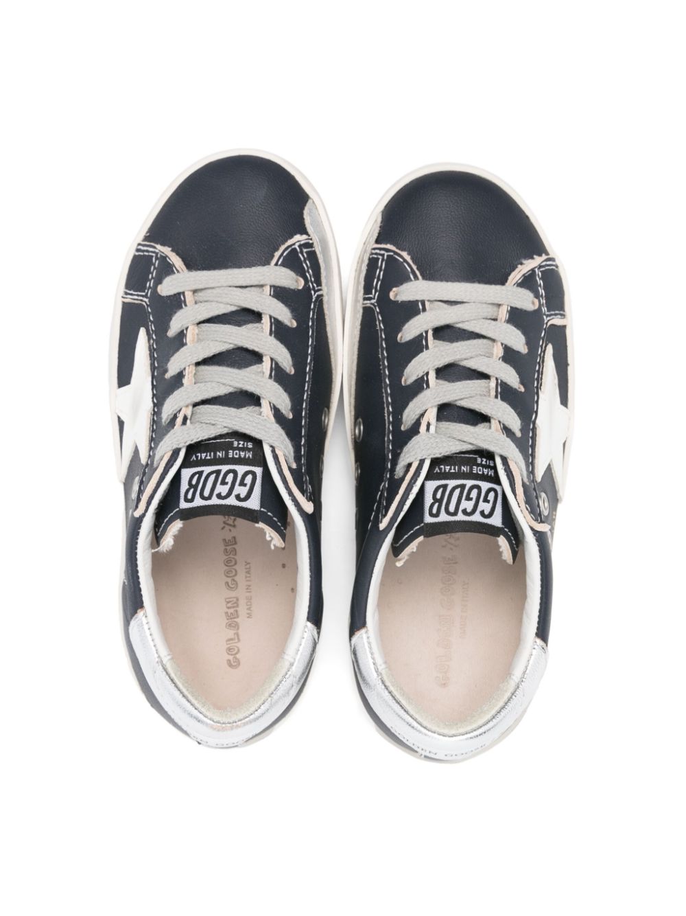 Golden Goose Kids Superstar sneakers Blauw