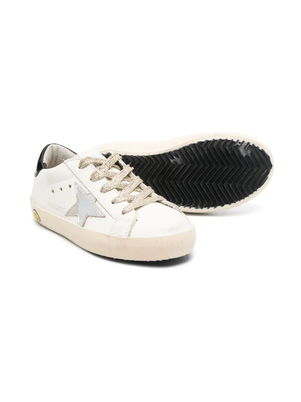 Golden Goose Kids Super Star sneakers White