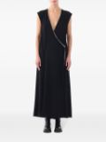 Jason Wu Collection deep V-neck dress - Black