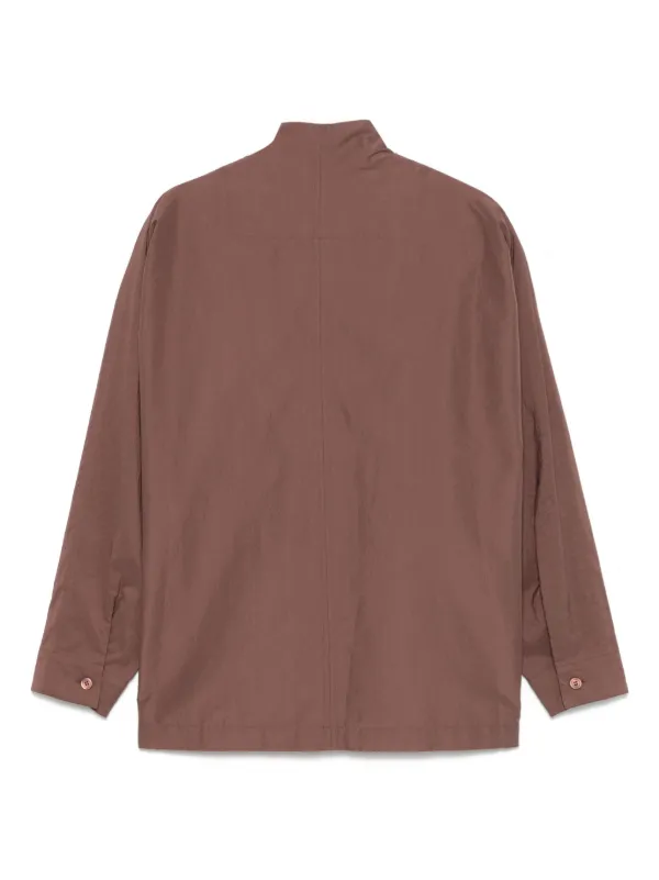 Homme Plissé Issey Miyake Blank Shirt | Brown | FARFETCH