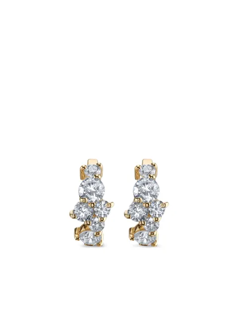 Sydney Evan arracadas Cocktail en oro amarillo de 14kt con diamante