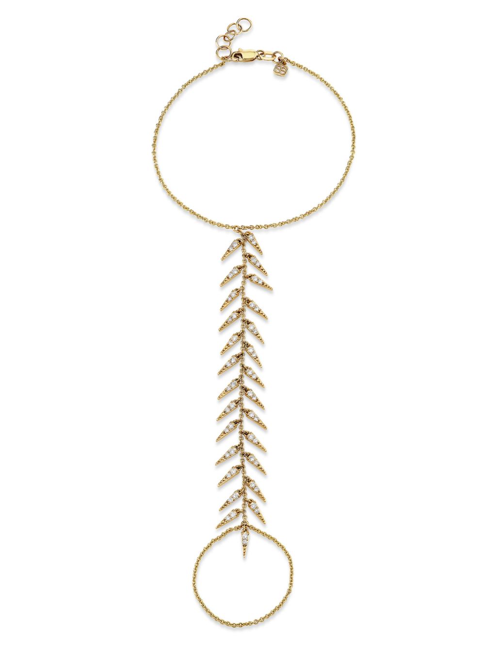 14kt yellow gold Fringe Princess bracelet