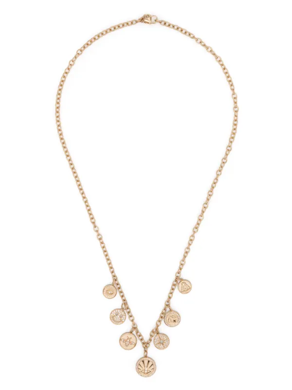 Sydney Evan 14CT Yellow Gold Diamond Necklace