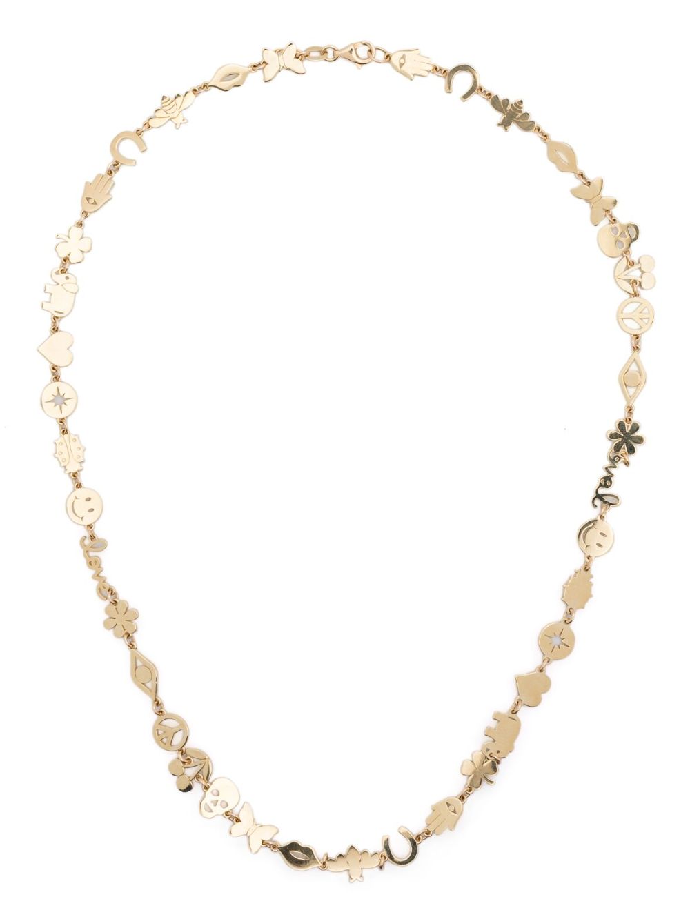 Sydney Evan 14K yellow gold Multi-Icon necklace