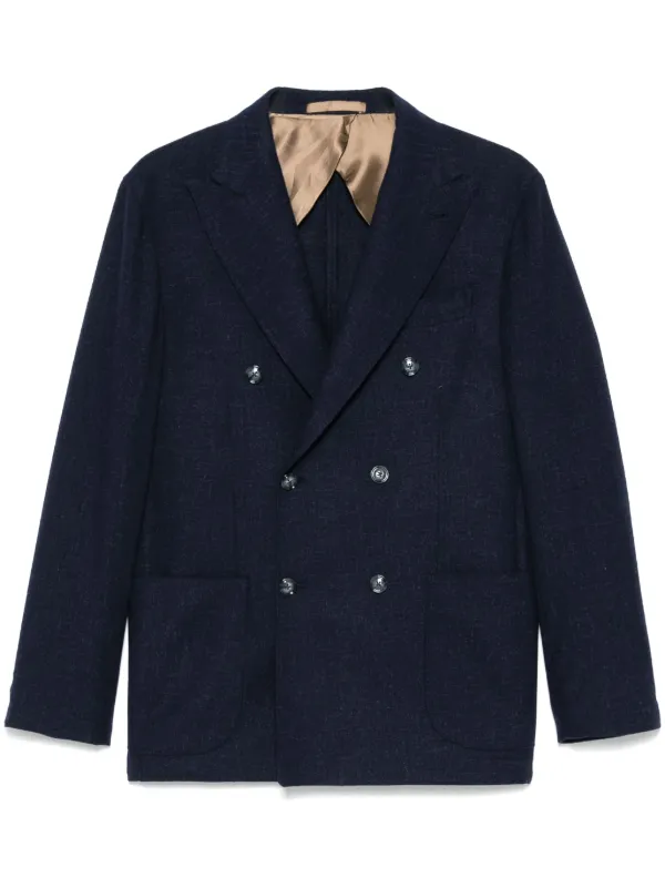 BARBA. ジャケット BARBA EASY J1ポリエステルレーヨン シングルブレステッド2B