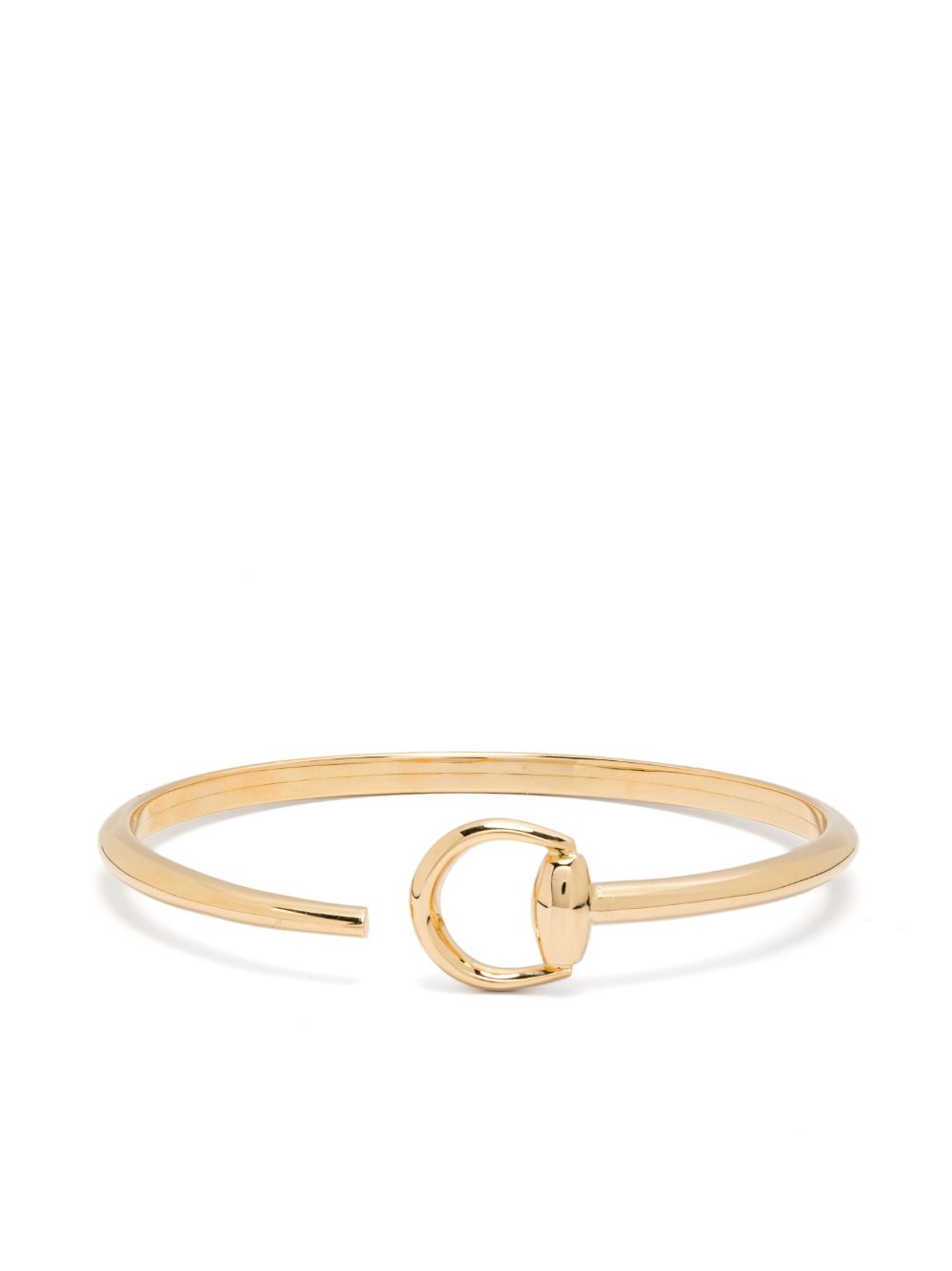 18kt yellow gold Horsebit bangle