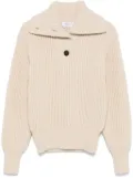 Alexander McQueen ribbed-knit sweater - Neutrals