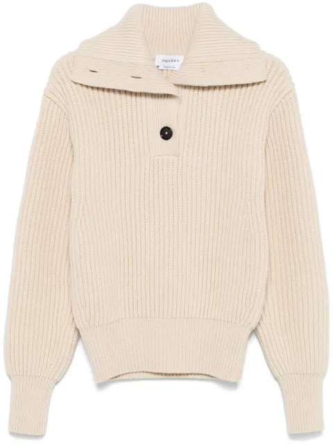 Alexander McQueen ribbed-knit sweater 