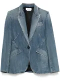 Alexander McQueen denim blazer - Blue