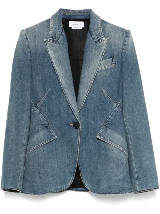 Alexander McQueen Denim Blazer | Blue | FARFETCH