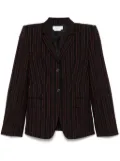 Alexander McQueen pinstriped blazer - Black