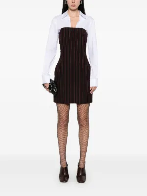 関税送料込♡ALEXANDER MCQUEEN デニムビスチェドレス an /アン】ギンガムチェック/ マーメイド/ ビスチェ/ ボタン
