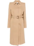 Alexander McQueen belted trench coat - Brown