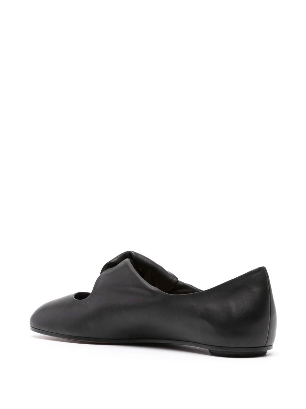 Alexander McQueen twist-detailing ballet flats Black