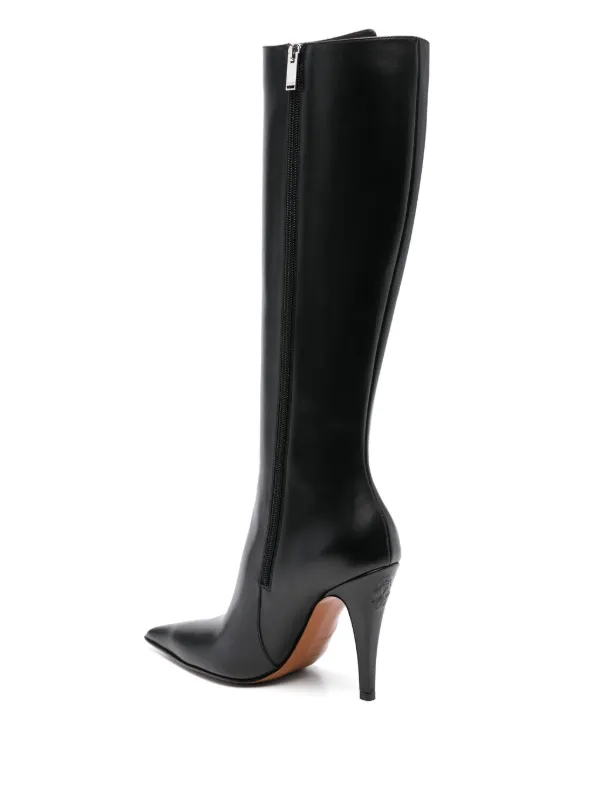 Alexander McQueen 105mm Birdee Boots | Black | FARFETCH