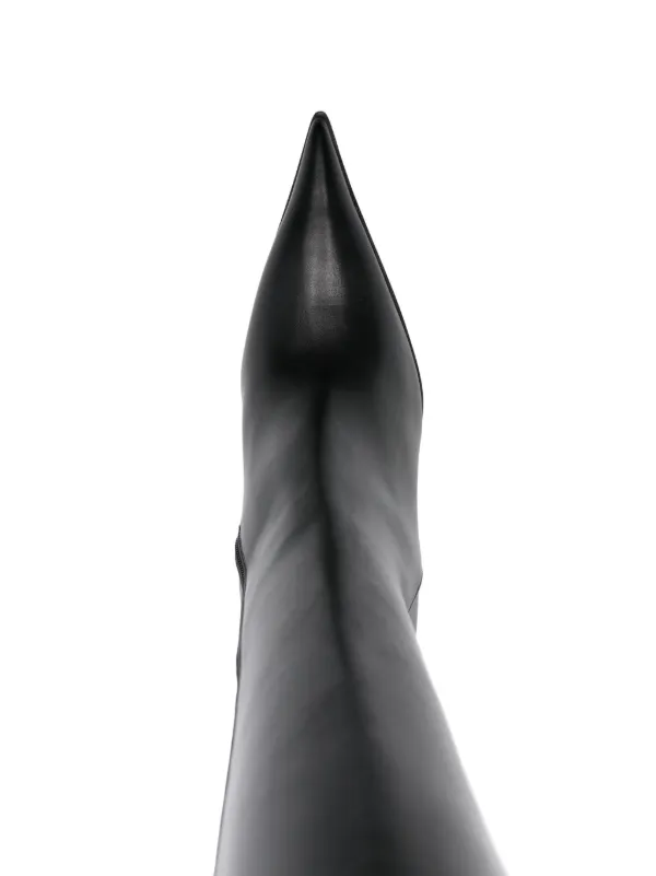 Alexander McQueen 105mm Birdee Boots | Black | FARFETCH