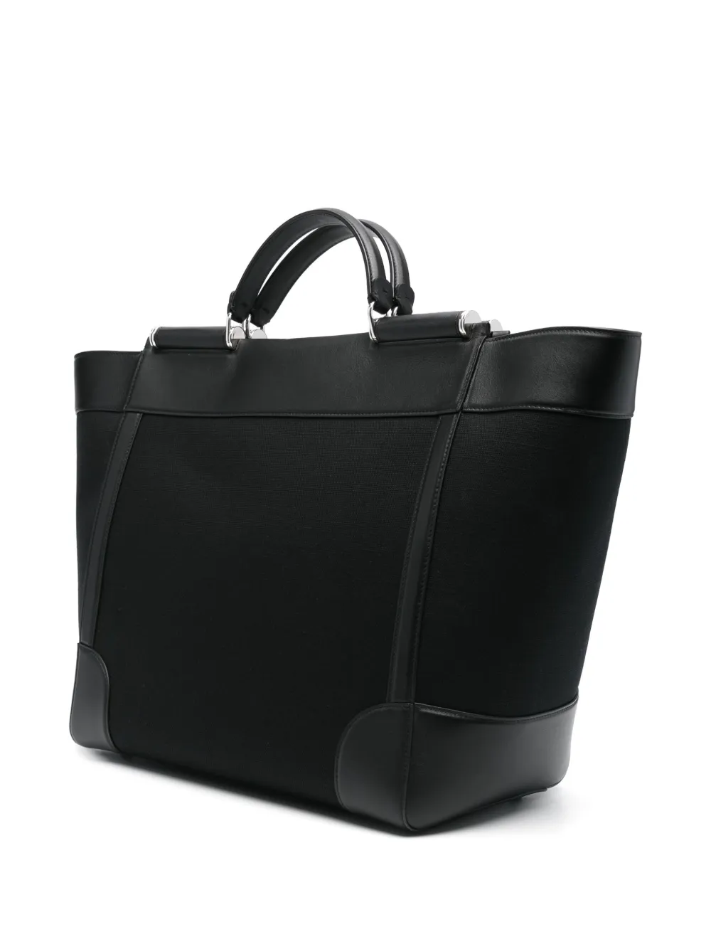 Dolce & Gabbana Shopper met leren afwerking Zwart