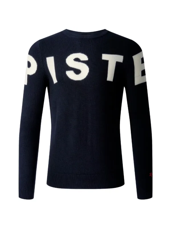 Perfect Moment Piste Merino Wool Sweater in Blue
