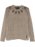 66 North x Charlie Constantinou knit sweater - Brown