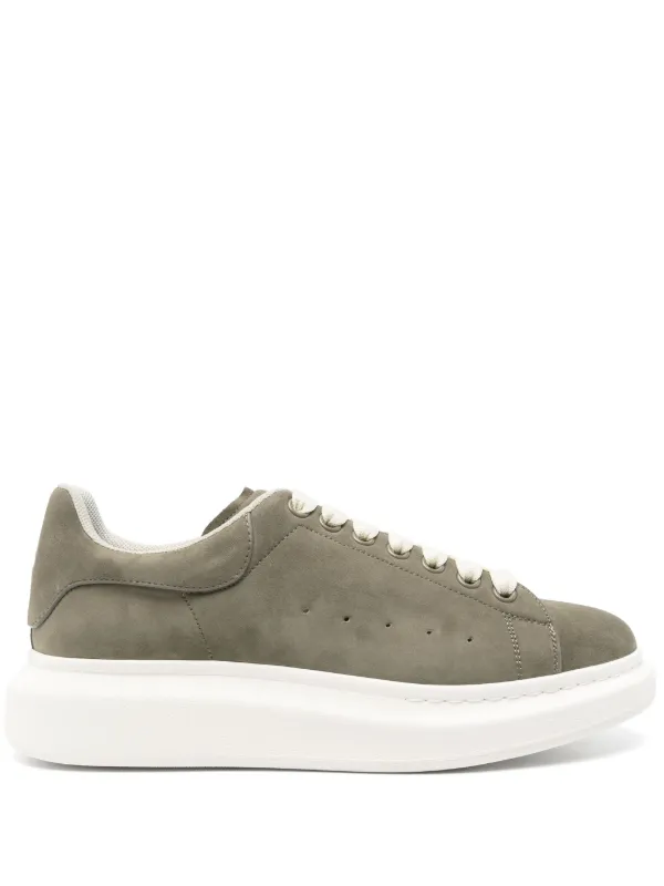 Alexander McQueen レザースニーカー | グレー | FARFETCH JP