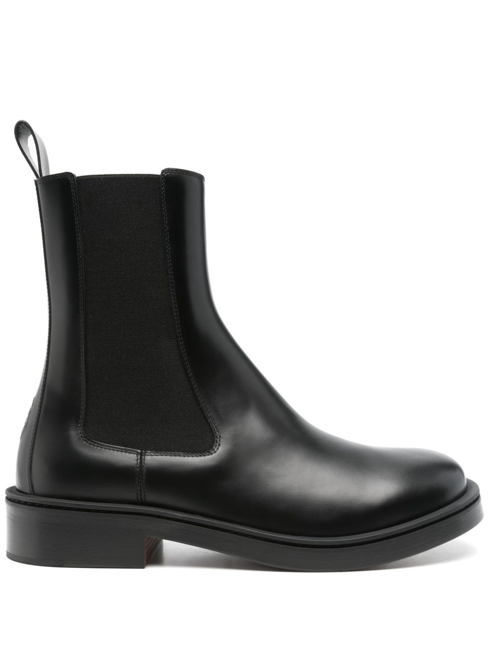 Alexander McQueen leather boots Black