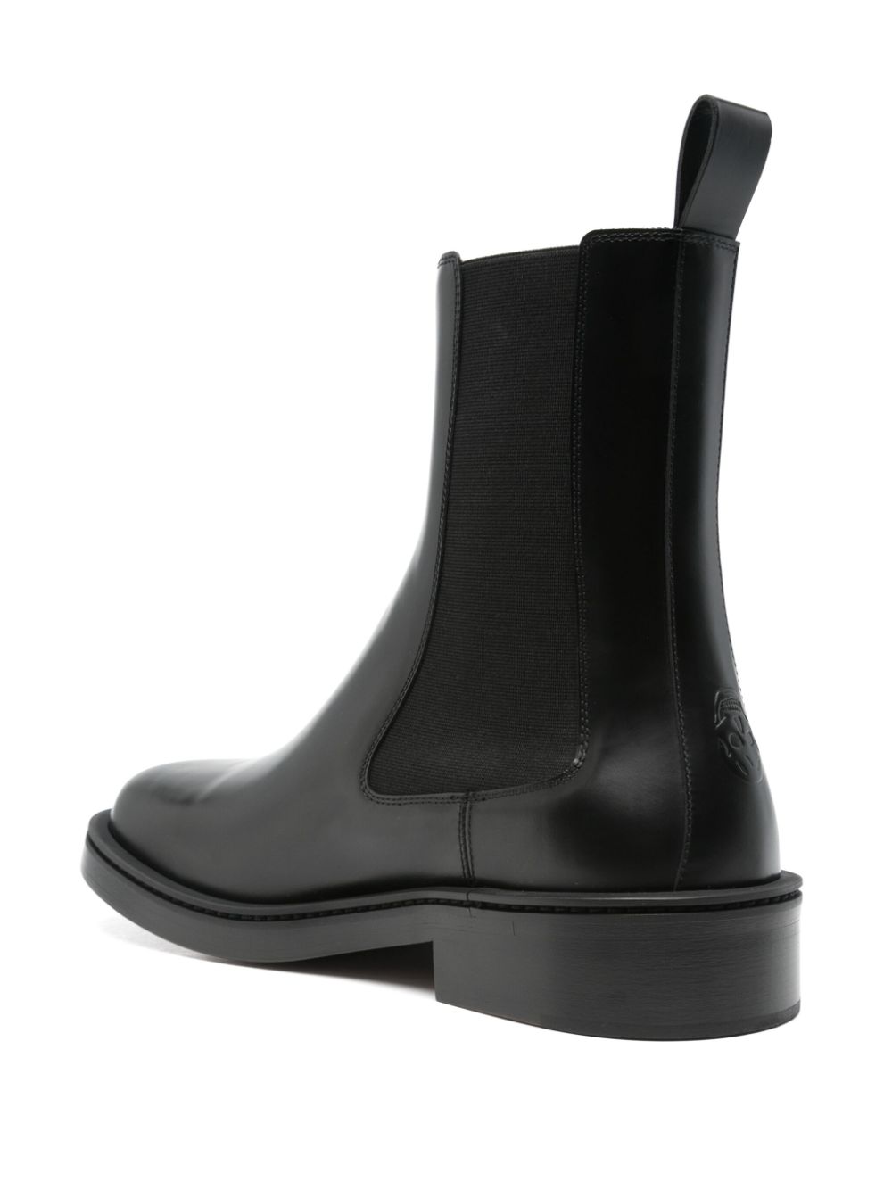 Alexander McQueen leather boots Black