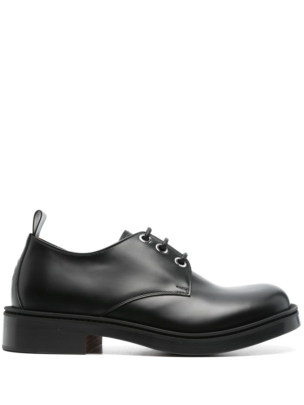 Alexander McQueen skull-embossed Derby shoes – Black