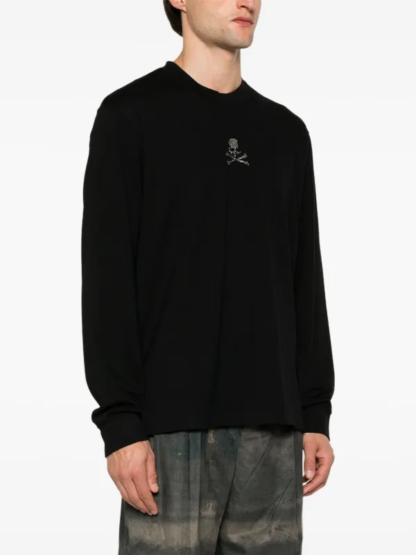Mastermind Japan Swarovski-crystals Wool T-shirt | Black Mastermind Japan Swarovski-crystals Wool T-shirt | Black