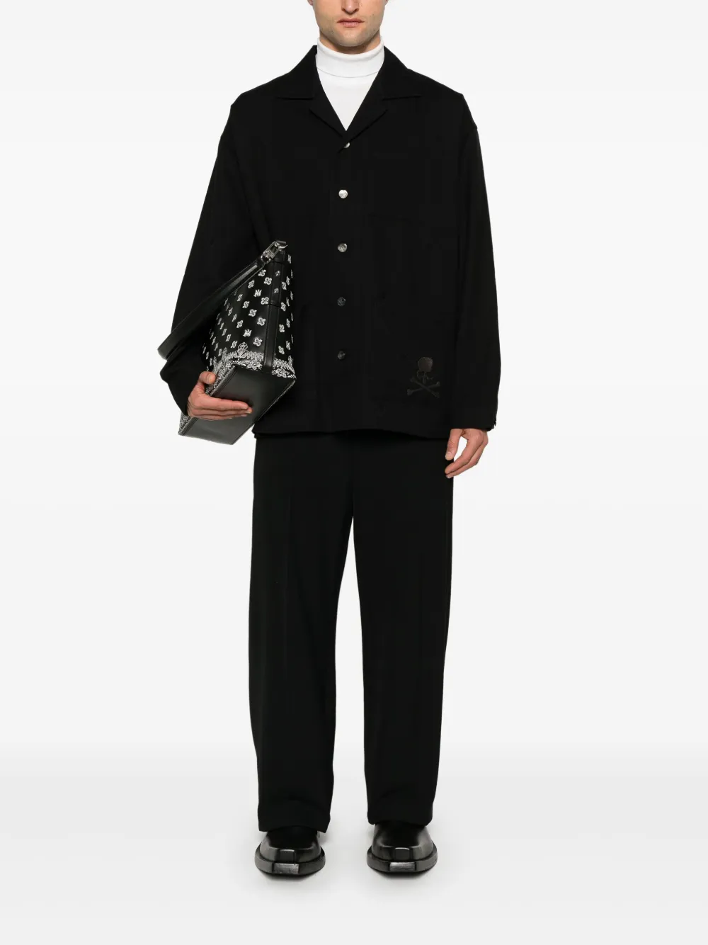Mastermind Japan shirt jacket - BLACK
