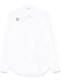 Alexander McQueen buckle poplin shirt - White