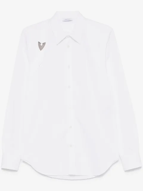 Alexander McQueen buckle poplin shirt 