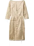 Miu Miu crêpe satin silk dress - Neutrals