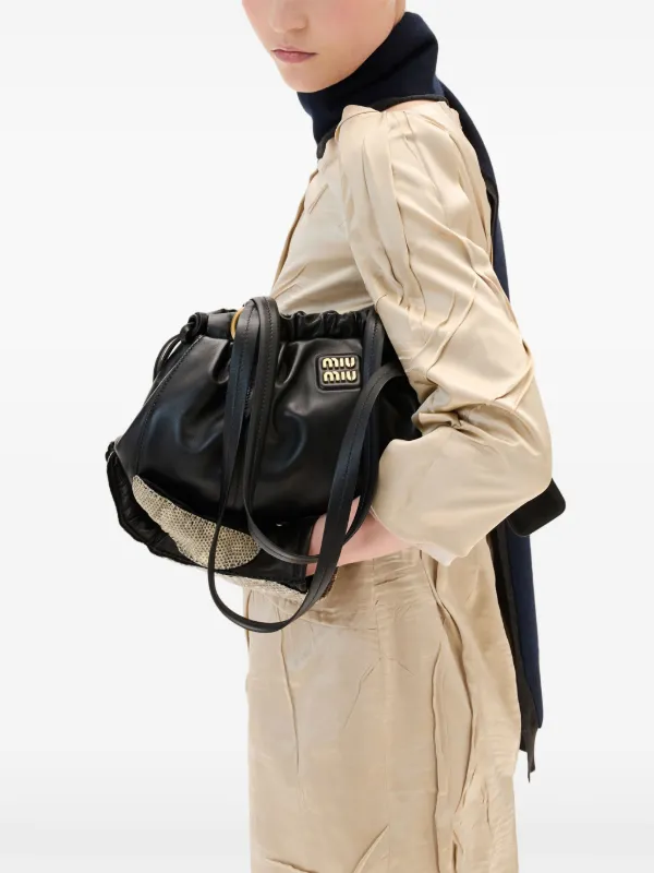 Miu Miu シルクドレス | ニュートラル | FARFETCH JP