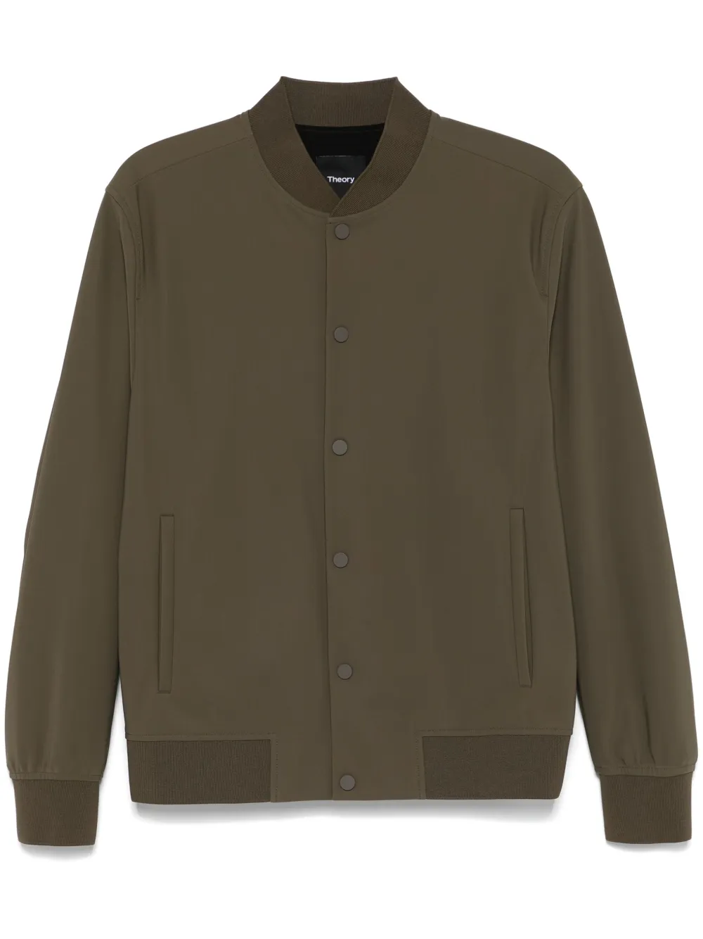 Shop Theory Murphy Bomber Jacket In Green