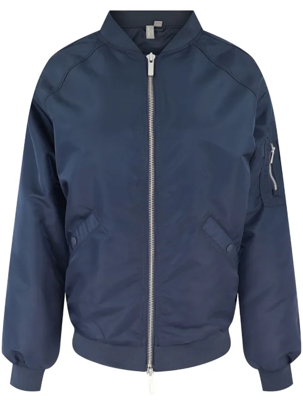 Sweaty Betty City Longline Bomber Jacket Blue FARFETCH AE