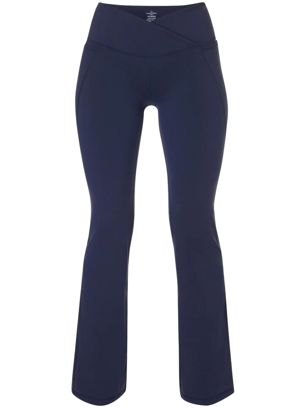 Sweaty Betty Power Bootcut Wrap Waist Leggings Blue FARFETCH UK