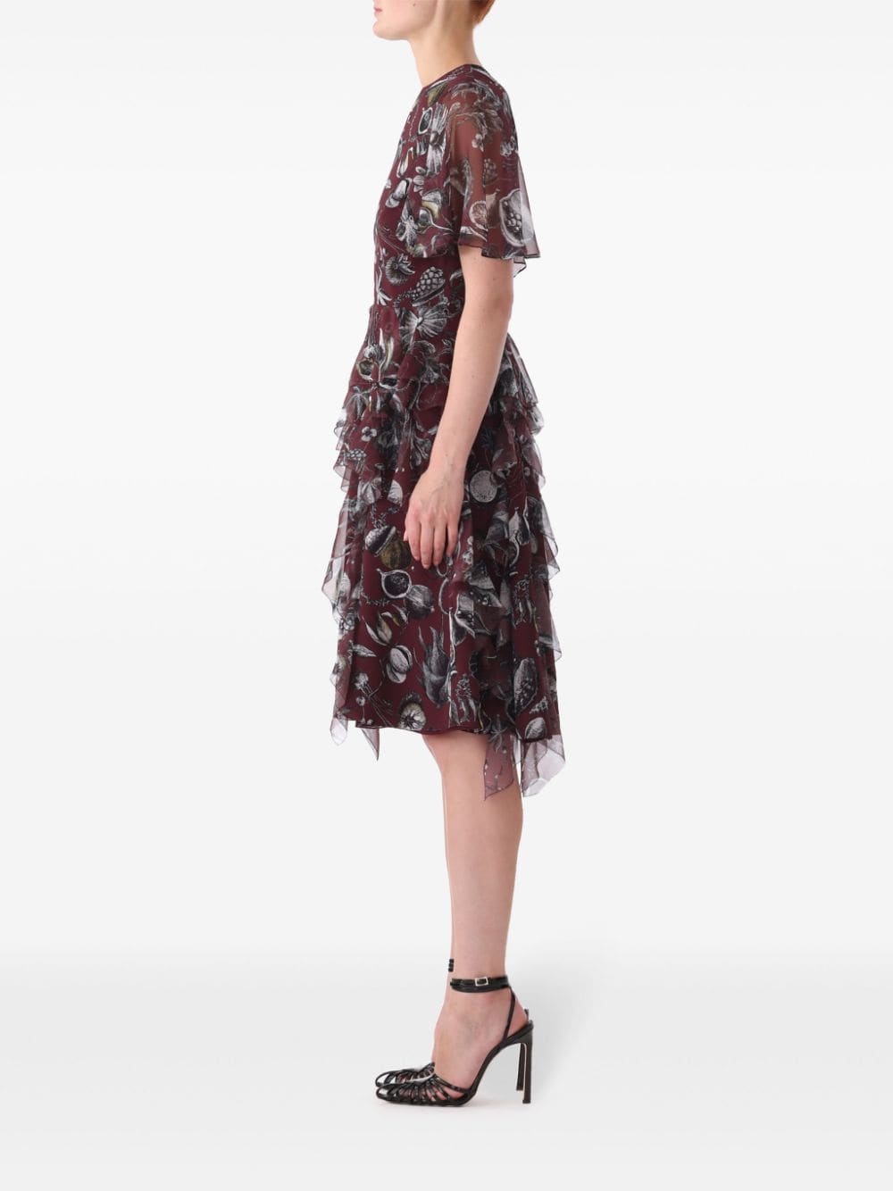 Jason Wu Collection marine-print dress - Rood