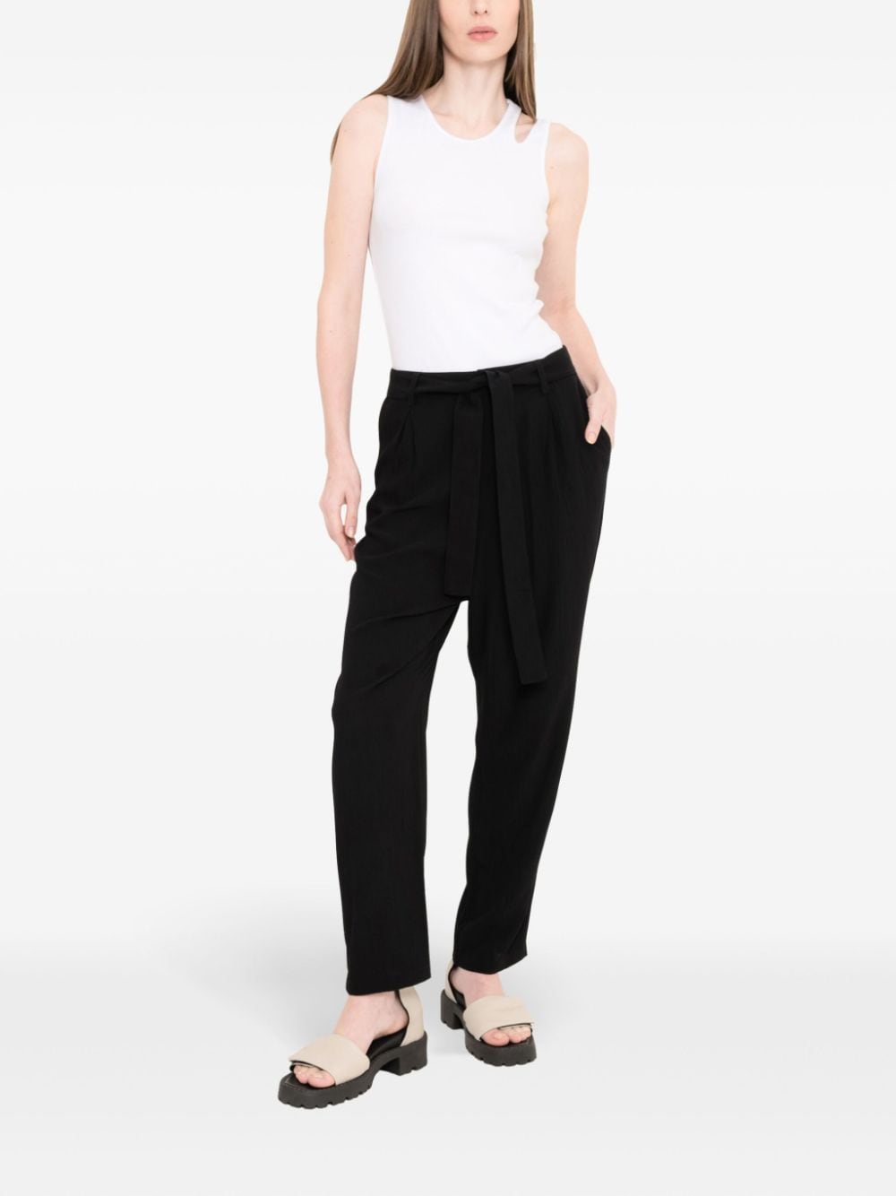 Uma | Raquel Davidowicz high-waisted trousers - Zwart