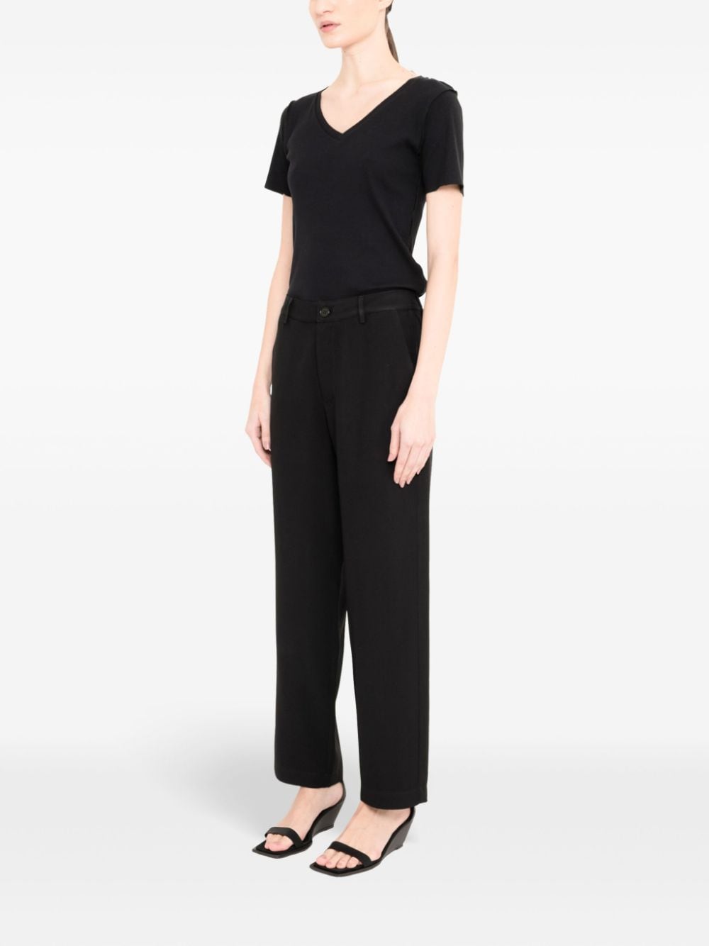 Shop Uma Raquel Davidowicz Straight-leg Trousers In Black