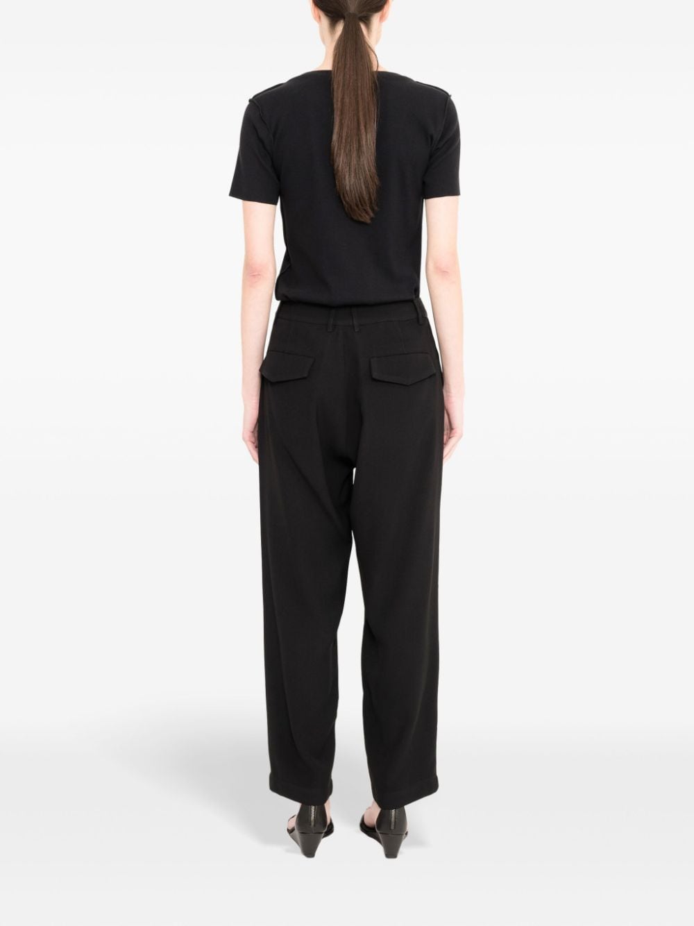 Shop Uma Raquel Davidowicz Straight-leg Trousers In Black