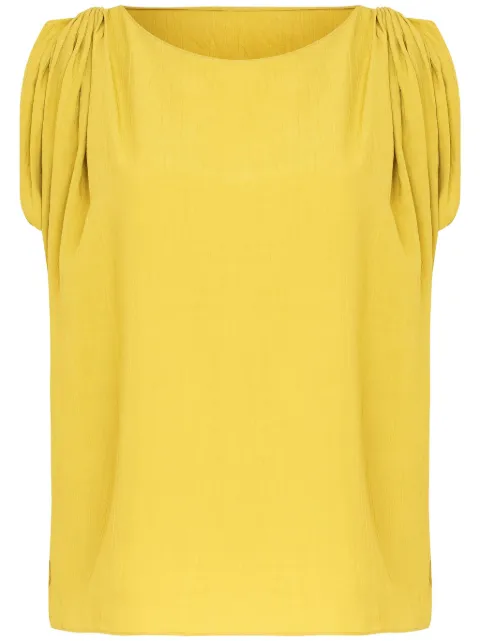 Uma | Raquel Davidowicz sleeveless draped top