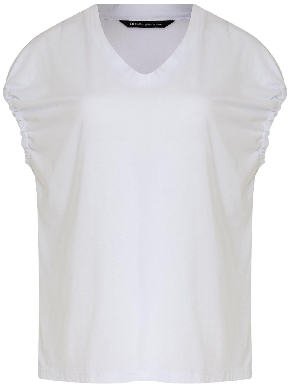 Shop Uma Raquel Davidowicz Cotton Tank Top In White