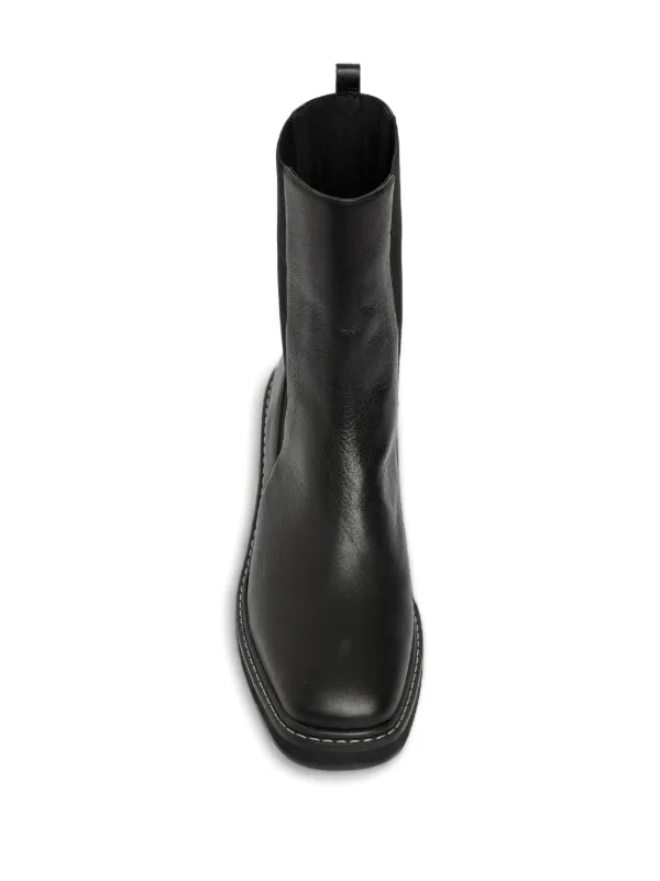 Uma Raquel Blay 70mm Leather Chelsea Boots Black FARFETCH IN