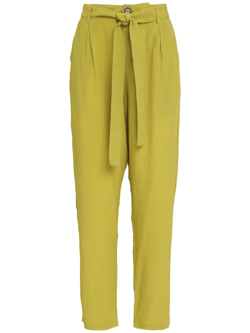 Uma Raquel Davidowicz Drawstring Straight-leg Trousers In Yellow