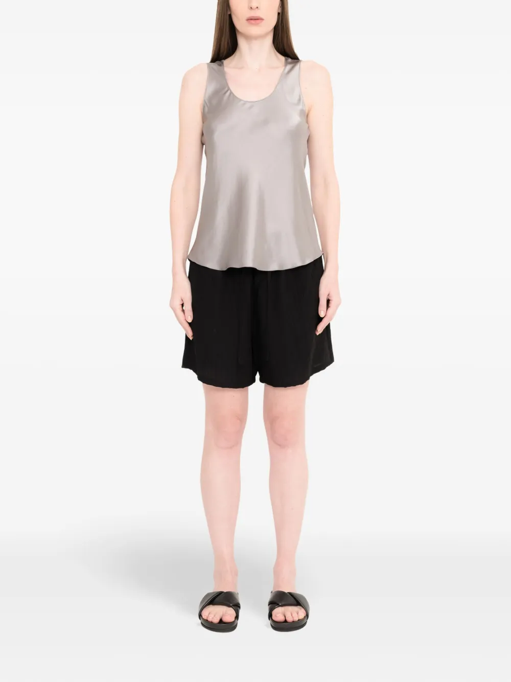 Uma | Raquel Davidowicz satin tank top | Vests & Tank Tops | Image 2